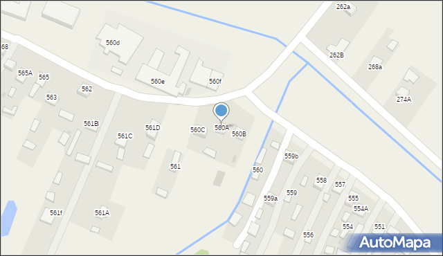Jeżowe, Jeżowe, 560A, mapa Jeżowe