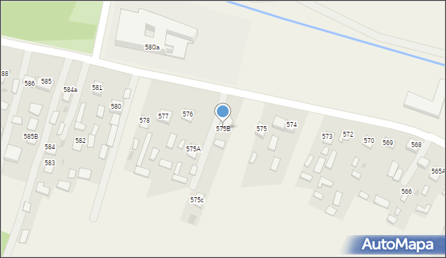 Jeżowe, Jeżowe, 575B, mapa Jeżowe