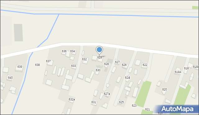 Jeżowe, Jeżowe, 629, mapa Jeżowe