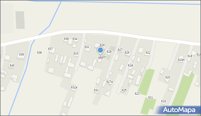 Jeżowe, Jeżowe, 630, mapa Jeżowe