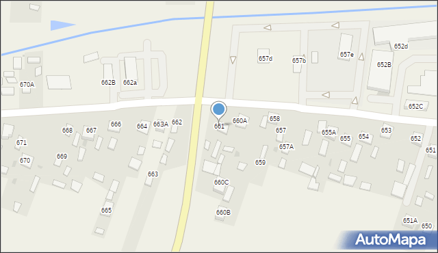 Jeżowe, Jeżowe, 661, mapa Jeżowe