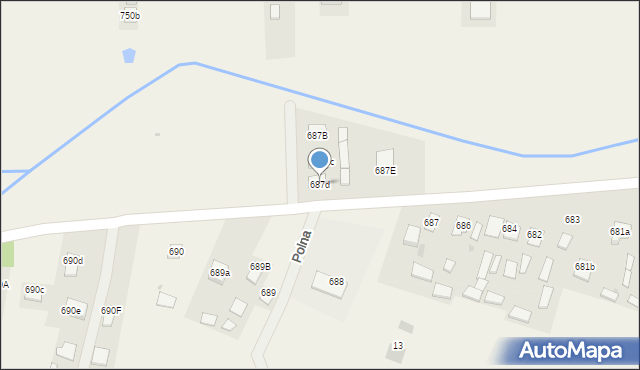 Jeżowe, Jeżowe, 687d, mapa Jeżowe
