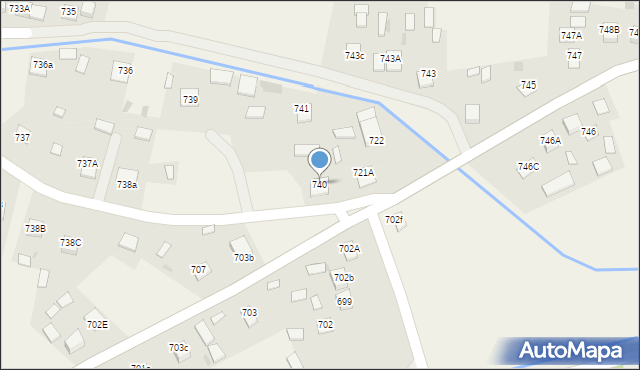 Jeżowe, Jeżowe, 740, mapa Jeżowe