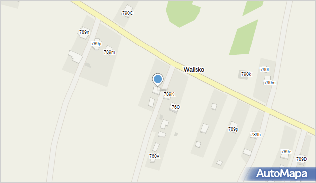 Jeżowe, Jeżowe, 789l, mapa Jeżowe