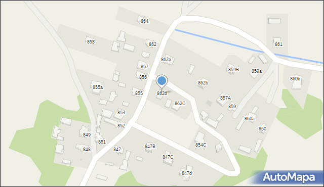 Jeżowe, Jeżowe, 862d, mapa Jeżowe