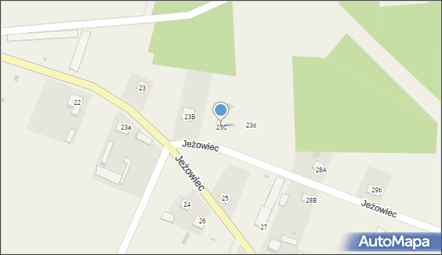Jeżowiec, Jeżowiec, 23C, mapa Jeżowiec
