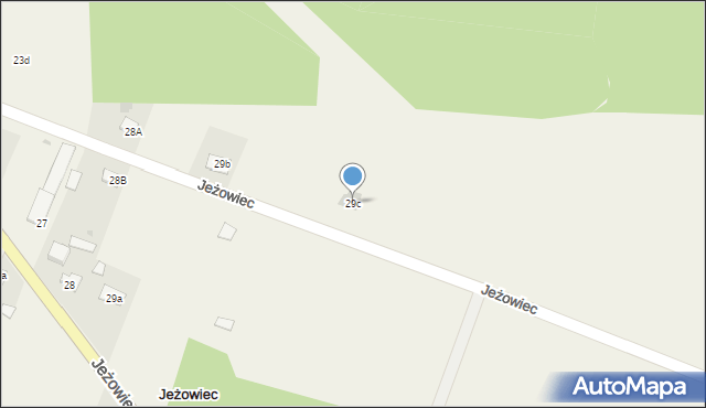 Jeżowiec, Jeżowiec, 29c, mapa Jeżowiec