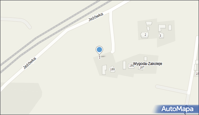 Jeżówka, Jeżówka, 1, mapa Jeżówka