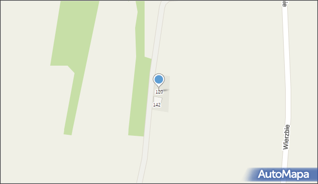 Jeżówka, Jeżówka, 120, mapa Jeżówka