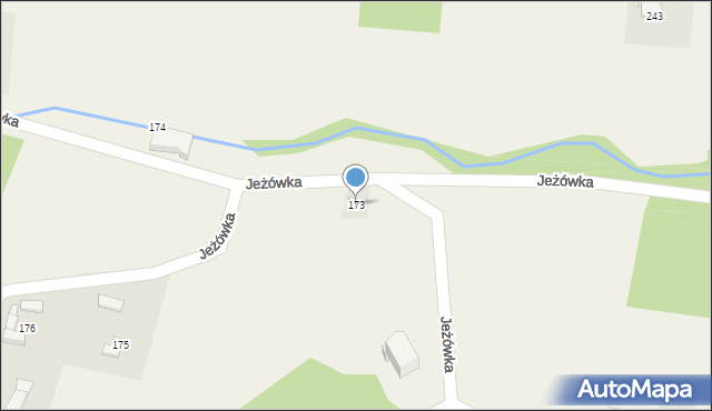 Jeżówka, Jeżówka, 173, mapa Jeżówka