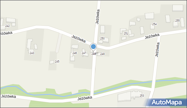 Jeżówka, Jeżówka, 248, mapa Jeżówka