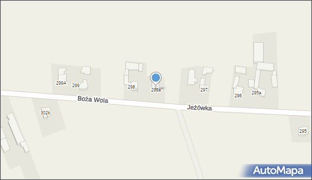Jeżówka, Jeżówka, 298a, mapa Jeżówka