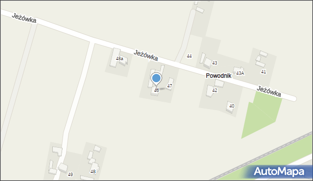 Jeżówka, Jeżówka, 46, mapa Jeżówka
