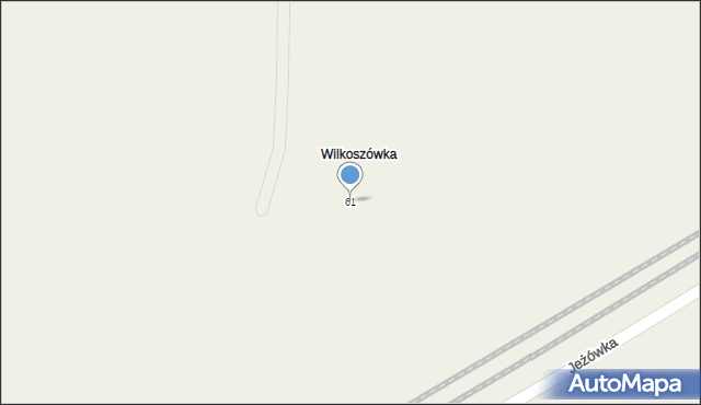 Jeżówka, Jeżówka, 61, mapa Jeżówka
