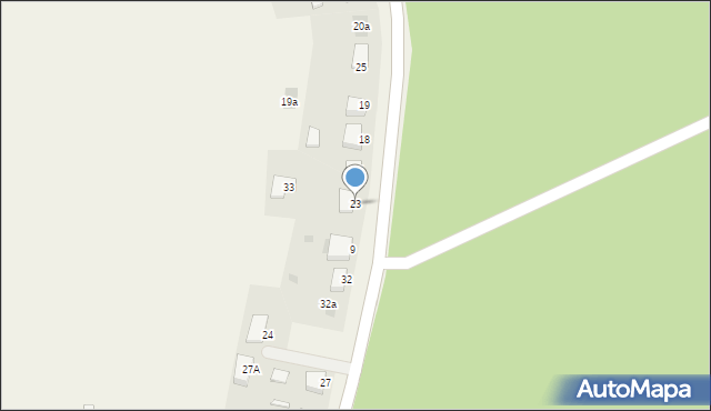 Jezuicka Struga, Jezuicka Struga, 23, mapa Jezuicka Struga