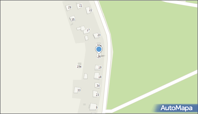 Jezuicka Struga, Jezuicka Struga, 25, mapa Jezuicka Struga