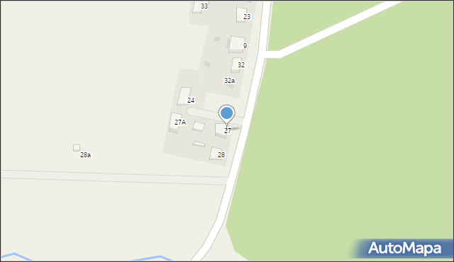 Jezuicka Struga, Jezuicka Struga, 27, mapa Jezuicka Struga