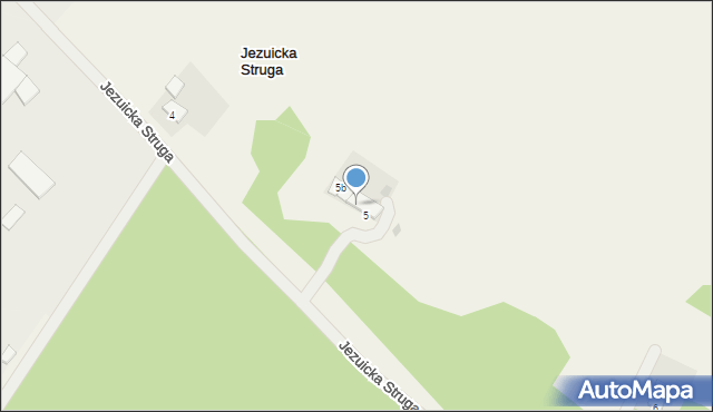 Jezuicka Struga, Jezuicka Struga, 5a, mapa Jezuicka Struga