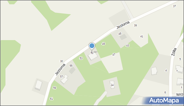 Karczemki, Jeziorna, 51, mapa Karczemki