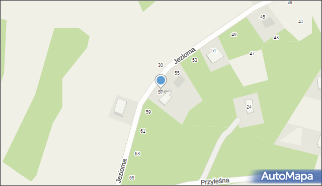 Karczemki, Jeziorna, 57, mapa Karczemki