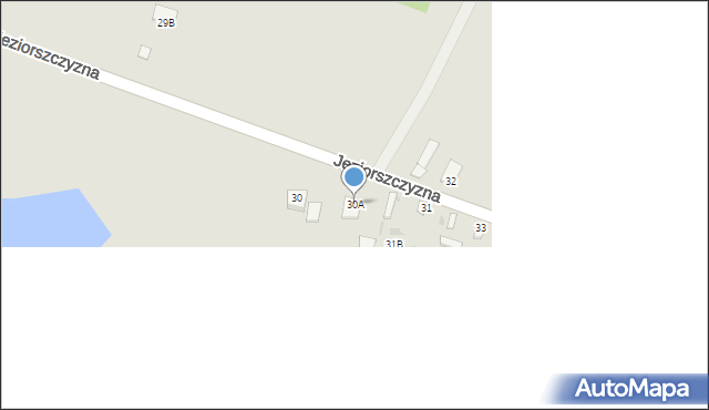 Kazimierz Dolny, Jeziorszczyzna, 30A, mapa Kazimierz Dolny
