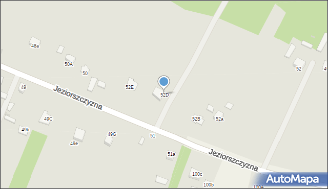 Kazimierz Dolny, Jeziorszczyzna, 52D, mapa Kazimierz Dolny