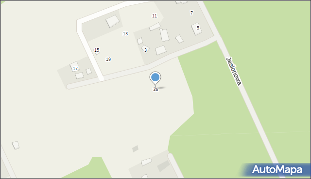 Klepacze, Jesionowa, 3a, mapa Klepacze