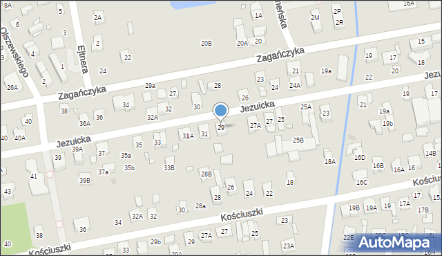 Kobyłka, Jezuicka, 29, mapa Kobyłka