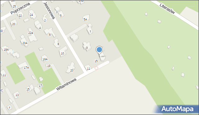 Konstancin-Jeziorna, Jesionowa, 17, mapa Konstancin-Jeziorna