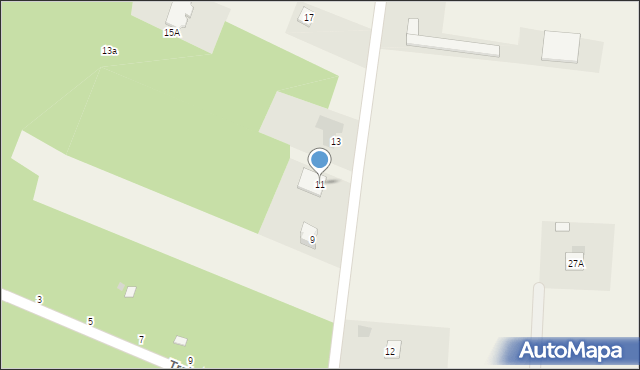Kopki, Jeździecka, 11, mapa Kopki