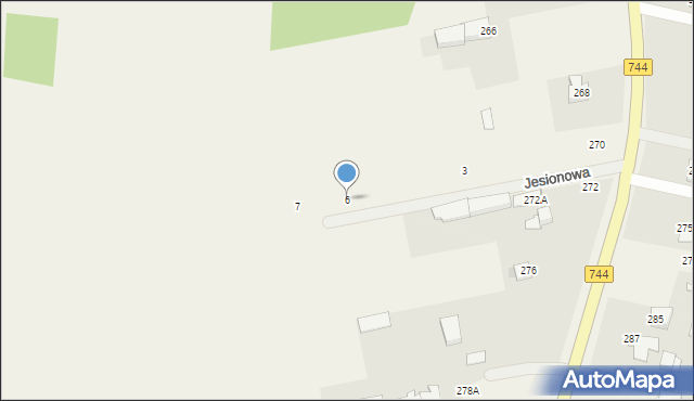 Kotarwice, Jesionowa, 6, mapa Kotarwice