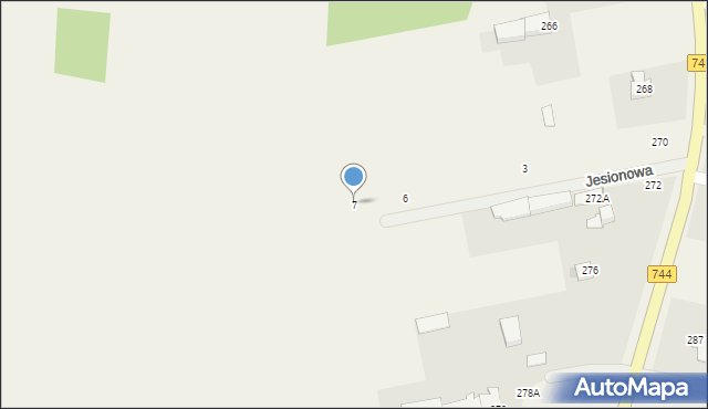 Kotarwice, Jesionowa, 7, mapa Kotarwice