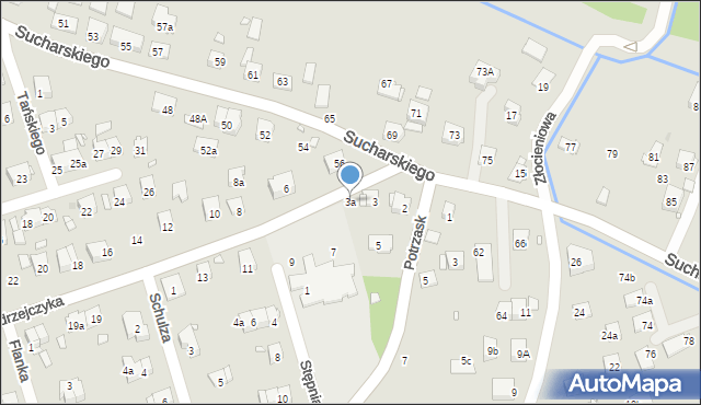 Kraków, Jędrzejczyka Ludwika, 3a, mapa Krakowa