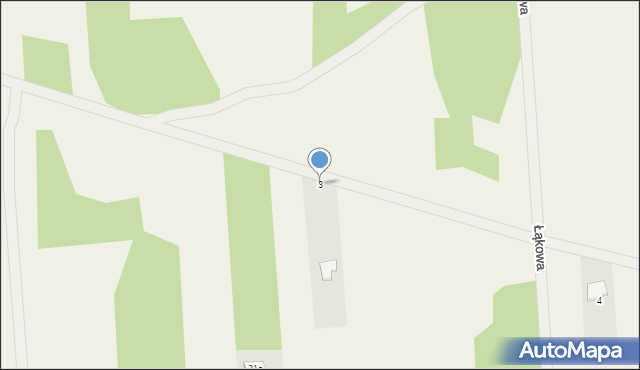 Krubin, Jeziorna, 3, mapa Krubin