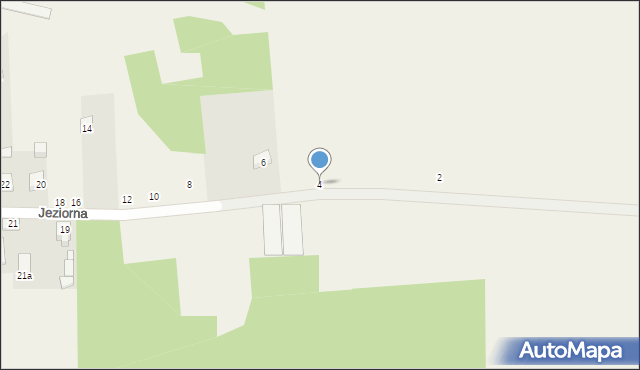 Krubin, Jeziorna, 4, mapa Krubin