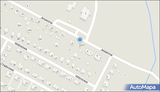 Kutno, Jesienna, 13, mapa Kutno