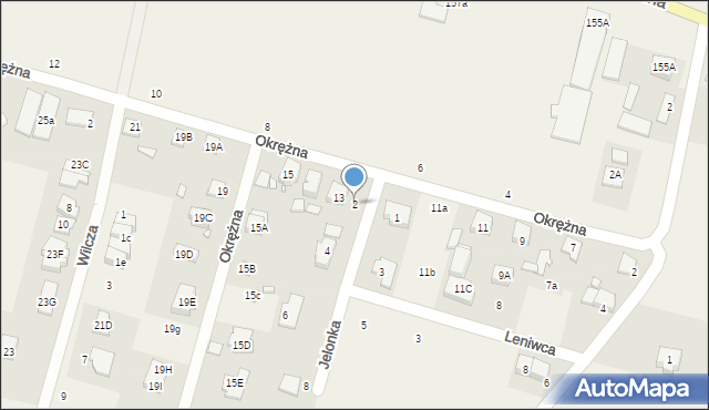 Lesznowola, Jelonka, 2, mapa Lesznowola