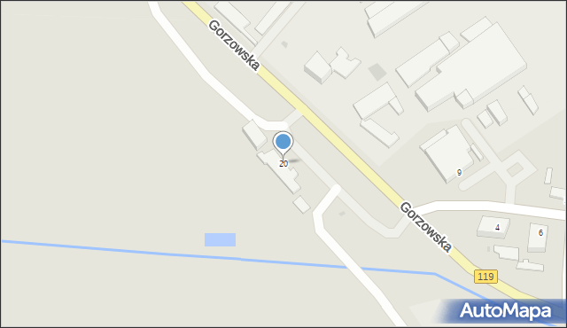 Lipiany, Jedności Narodowej, 2, mapa Lipiany