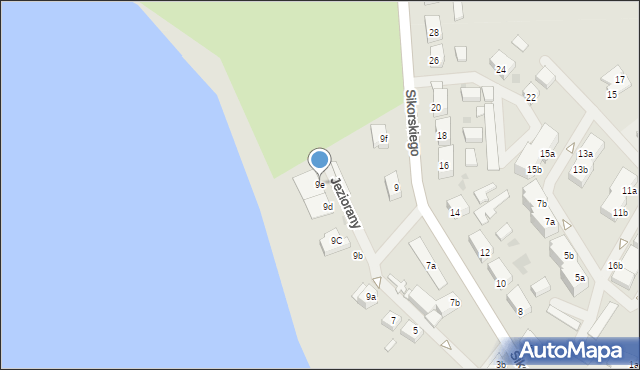 Lipiany, Jeziorany, 1, mapa Lipiany