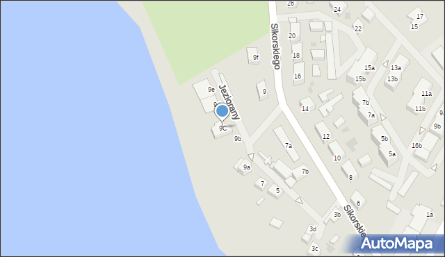 Lipiany, Jeziorany, 5, mapa Lipiany