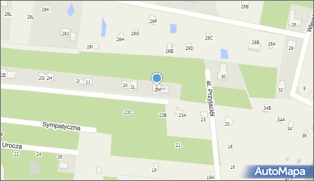 Lipowo, Jeździecka, 2M, mapa Lipowo