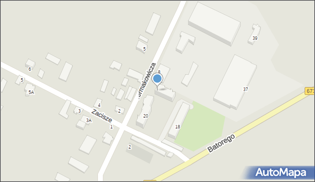 Lipsk, Jermakowicza Bronisława, 22, mapa Lipsk