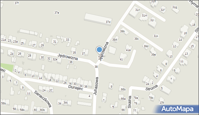 Łódź, Jędrowizna, 39, mapa Łodzi