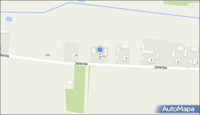 Ługi-Radły, Jelenia, 10, mapa Ługi-Radły