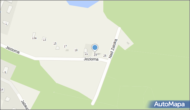 Łukta, Jeziorna, 23, mapa Łukta