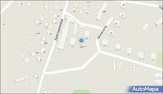 Małogoszcz, Jędrzejowska, 43A, mapa Małogoszcz