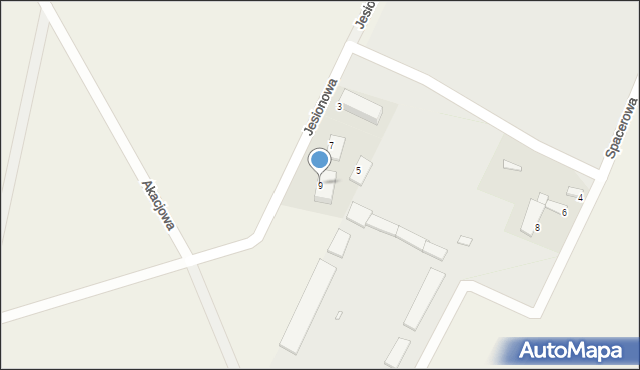 Marianka, Jesionowa, 9, mapa Marianka