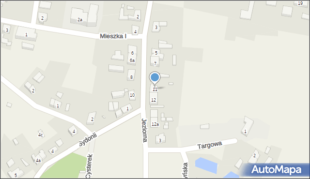 Marianowo, Jeziorna, 11, mapa Marianowo