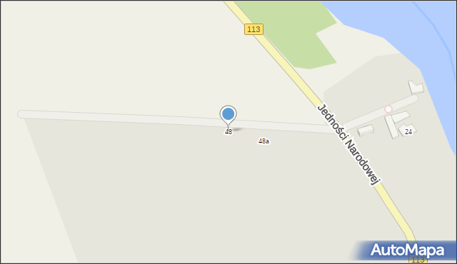 Maszewo, Jedności Narodowej, 48, mapa Maszewo