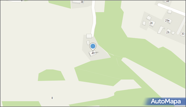 Maszyce, Jesionowa, 40, mapa Maszyce